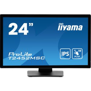 IIYAMA Monitor LED PROLITE T2452MSC-B1 24” PCAP Multi-Touch s IPS Full HD zaslonom