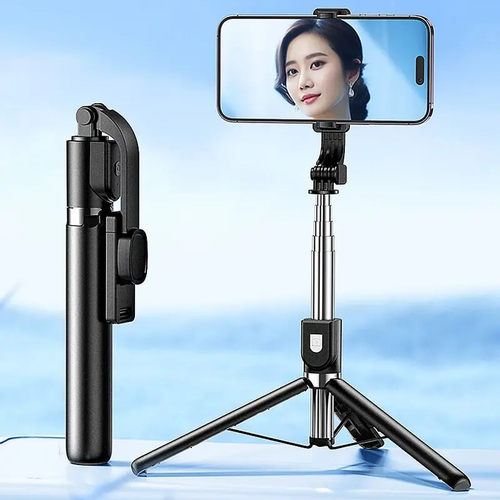 Selfie Stick REMAX Tripod 1.3m P17 crni slika 1