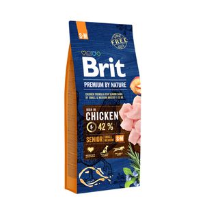 Brit Premium by Nature Senior S/M, za starije pse malih i srednjih pasmina, 15kg