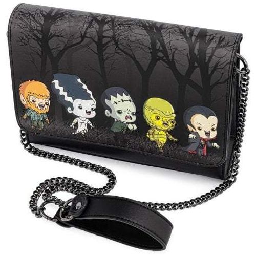 Loungefly Universal Monsters Chibi Line Chain Strap Cross Body torba slika 1