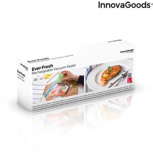 InnovaGoods Ever-fresh punjivi uređaj za vakumsko pakiranje 5x9x5cm slika 3