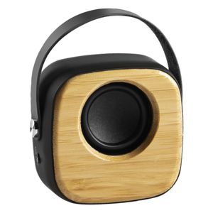 RONNIE,bluetooth zvučnik od bambusa,crni