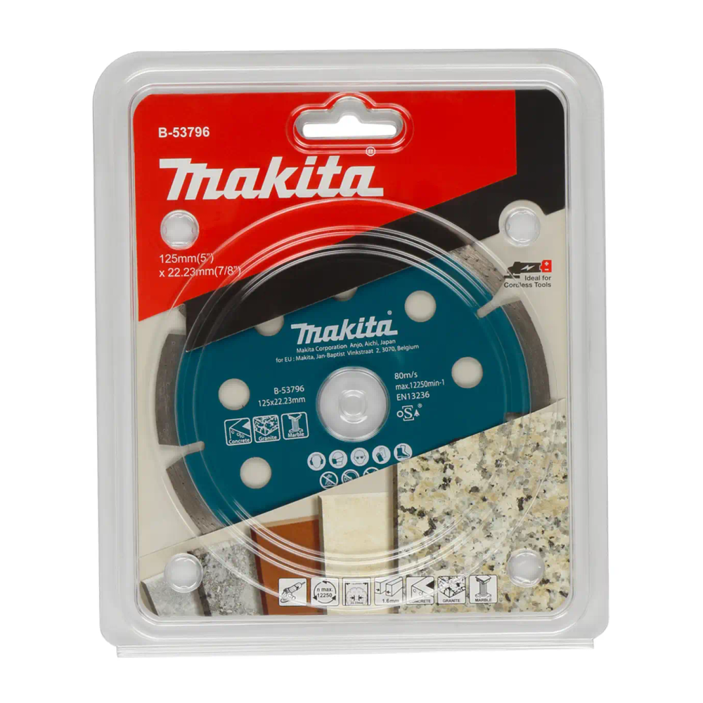 Makita - Dijamantna ploča za granit, beton, mermer 125mm (AC/DC) B-53796 slika 2