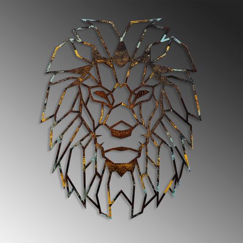 Wallity Metalna zidna dekoracija, Lion - 3 slika 4