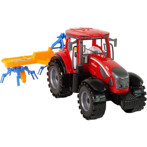 Crveni traktor s grabljama slika 6