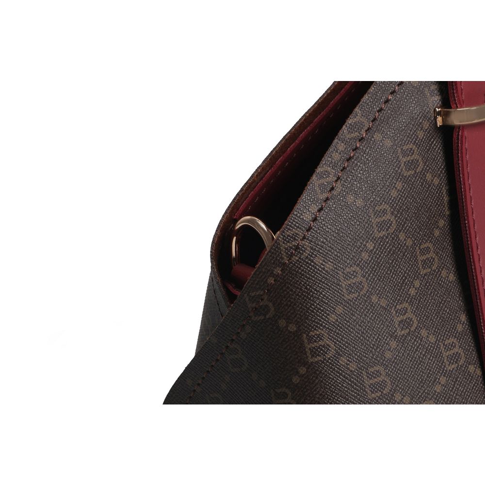 Elegantna Claret Red Torba od Polivinil Kože slika 6