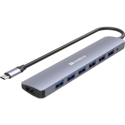 USB HUB 7 port Sandberg USB C - USB 3.0 136-40 slika 1