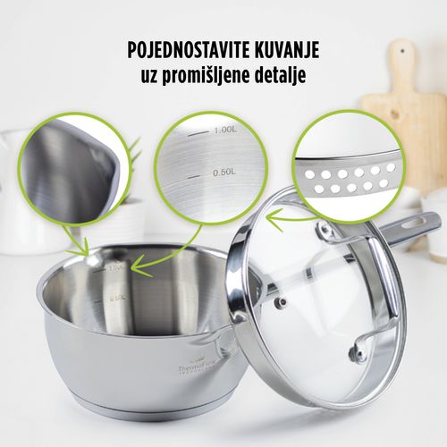 Kaserola sa staklenim poklopcem Rosmarino Pour&Cook II - 16 slika 4