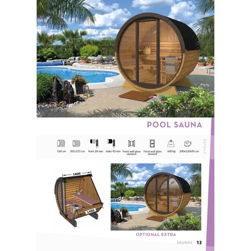 Vanjska sauna Pool Thermowood slika 4