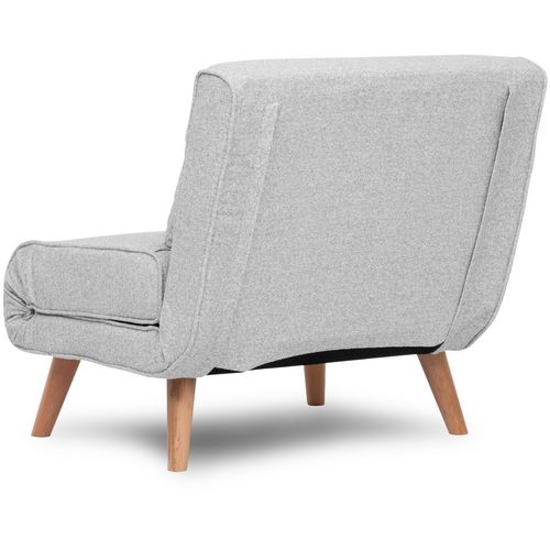 Folde Single - Teddy Fabric - Grey Grey 1-Seat Sofa-Bed slika 14