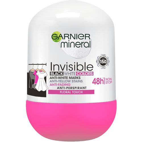 Garnier Mineral Invisible Black White Colors Floral Touch dezodorans roll-on 50ml slika 1