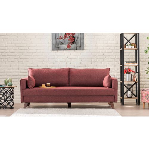 Atelier Del Sofa Bella Sofa Bed - Claret Red Claret Red 3-Seat Sofa-Bed slika 2