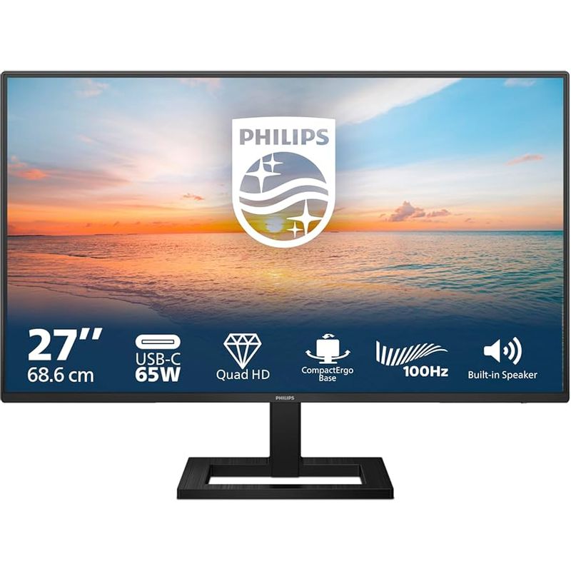 Philips Philips 27″ Monitor 27E1N1600AE, QHD, HDMI, 100Hz, USB-C image