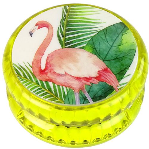 Yoyo žuti s flamingom slika 3