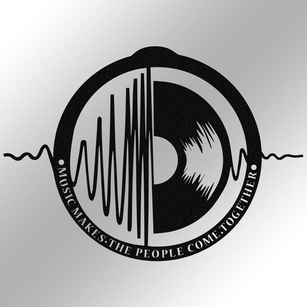 Dekorativni Metalni Zidni Ukras My Music v3 u Crnoj Boji slika 6
