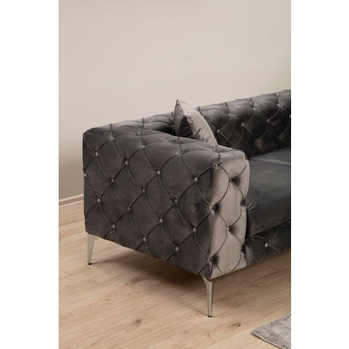 Como 2 Seater - Anthracite Anthracite 2-Seat Sofa slika 2