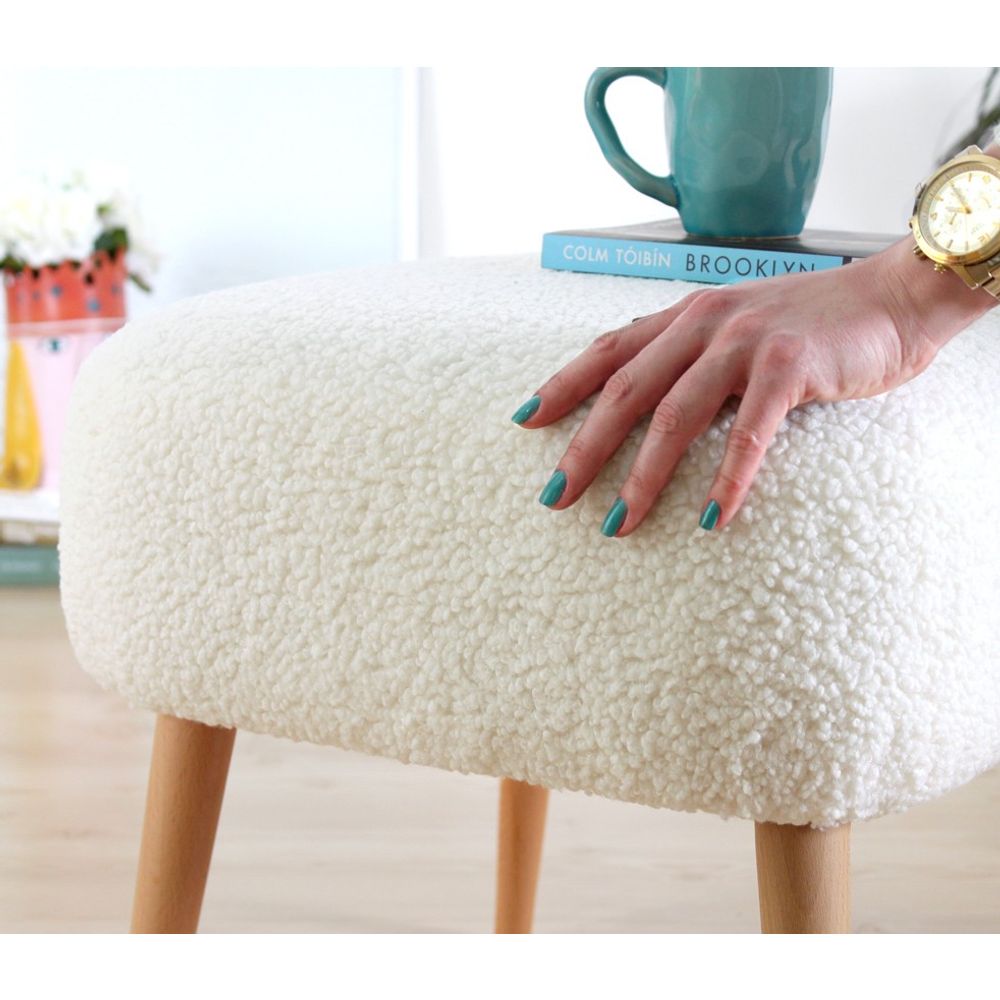 Moouv 7096 - Bijeli Pouf slika 5