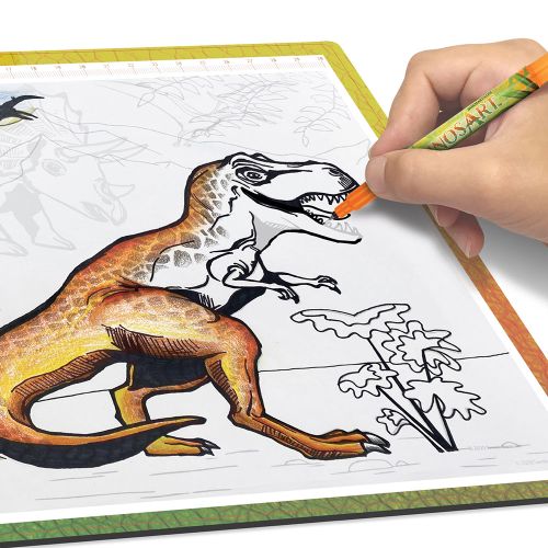 Svjetleća Led podloga za crtanje - dinosaur  slika 2