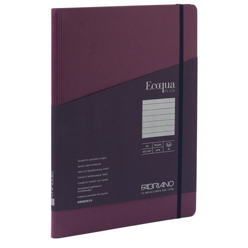 FABRIANO notes Ecoqua plus skrivena spirala A5 90g 70l na točkice vino 19032112 slika 1