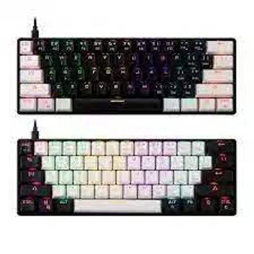 Tastatura Gamdias Aura GK2 Mehanička 60% RGB belo/crna slika 2