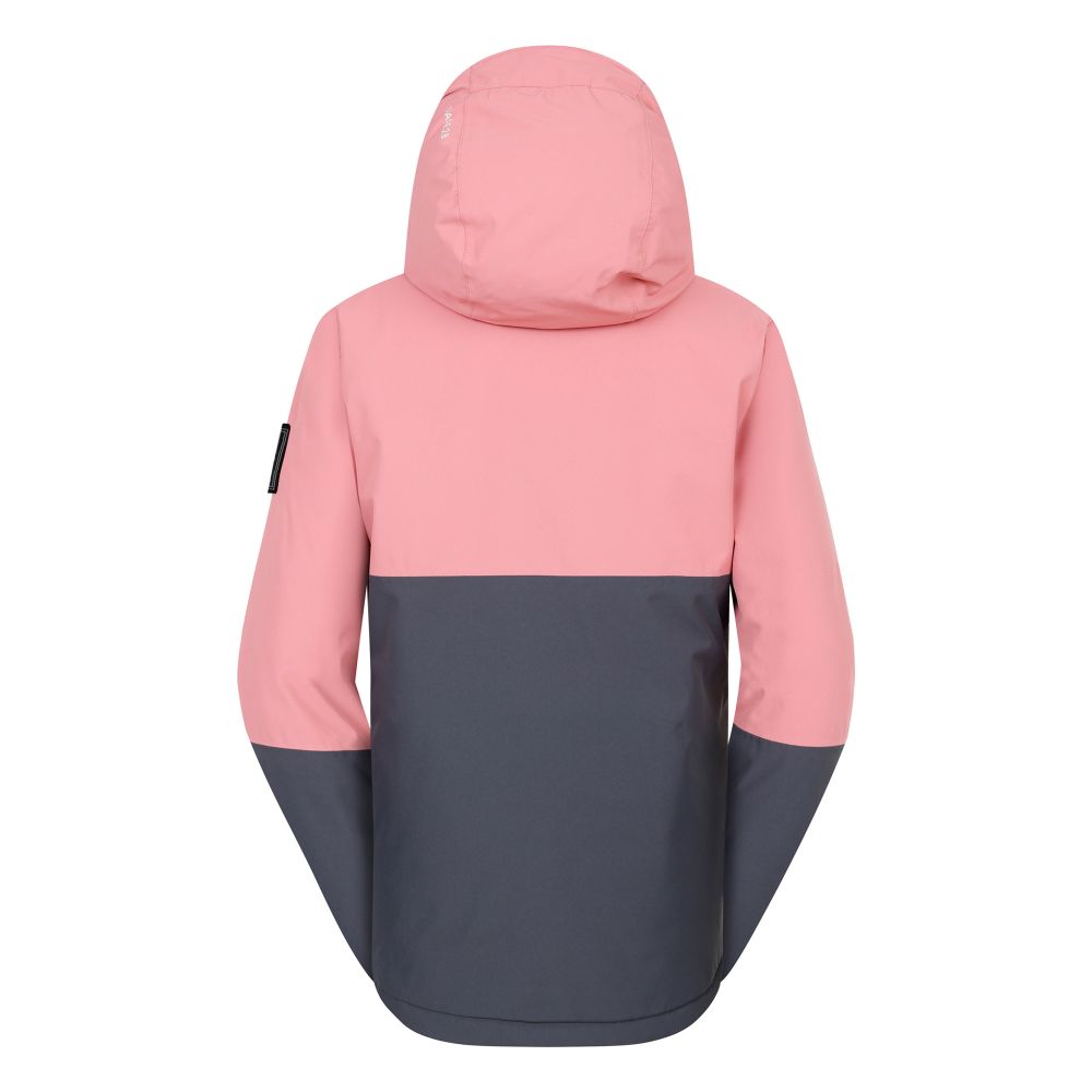 Dare2B Ženska jakna za skijanje Snowburst Overhead Ski, Dusty Rose/Ebony Grey slika 3