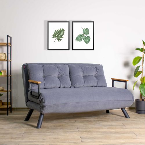 Atelier Del Sofa Dvosjed na razvlačenje SANDO siva, Sando 2-Seater - Grey slika 1