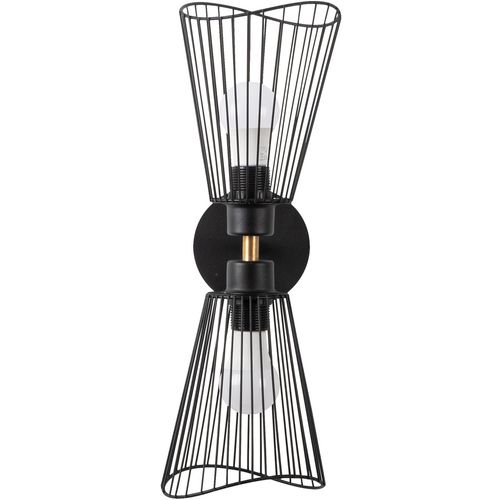 Opviq Zidna lampa ZEYNA, crna, metal, 16 x 16 cm, visina 48 cm, promjer sjenila 16 cm, visina 20 cm, 2 x E27 40 W, Zeyno - 3295 slika 4