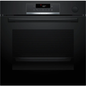 BOSCH pećnica  Serie 4| CRNA, Dodavanje pare,EcoClean,8 programa, A+,AIRFRY