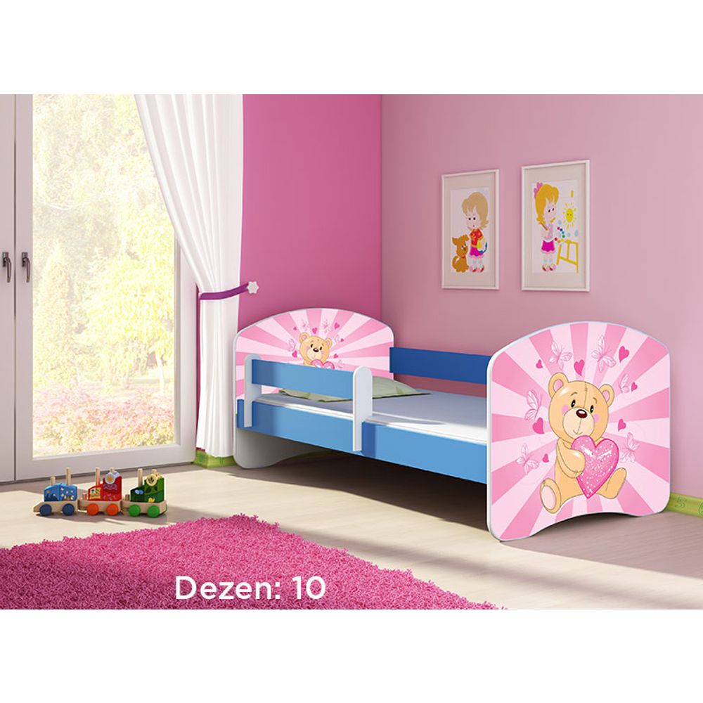 ACMA Dječiji krevet Acma II Blue - 140x70cm - Dezen 10 slika 2