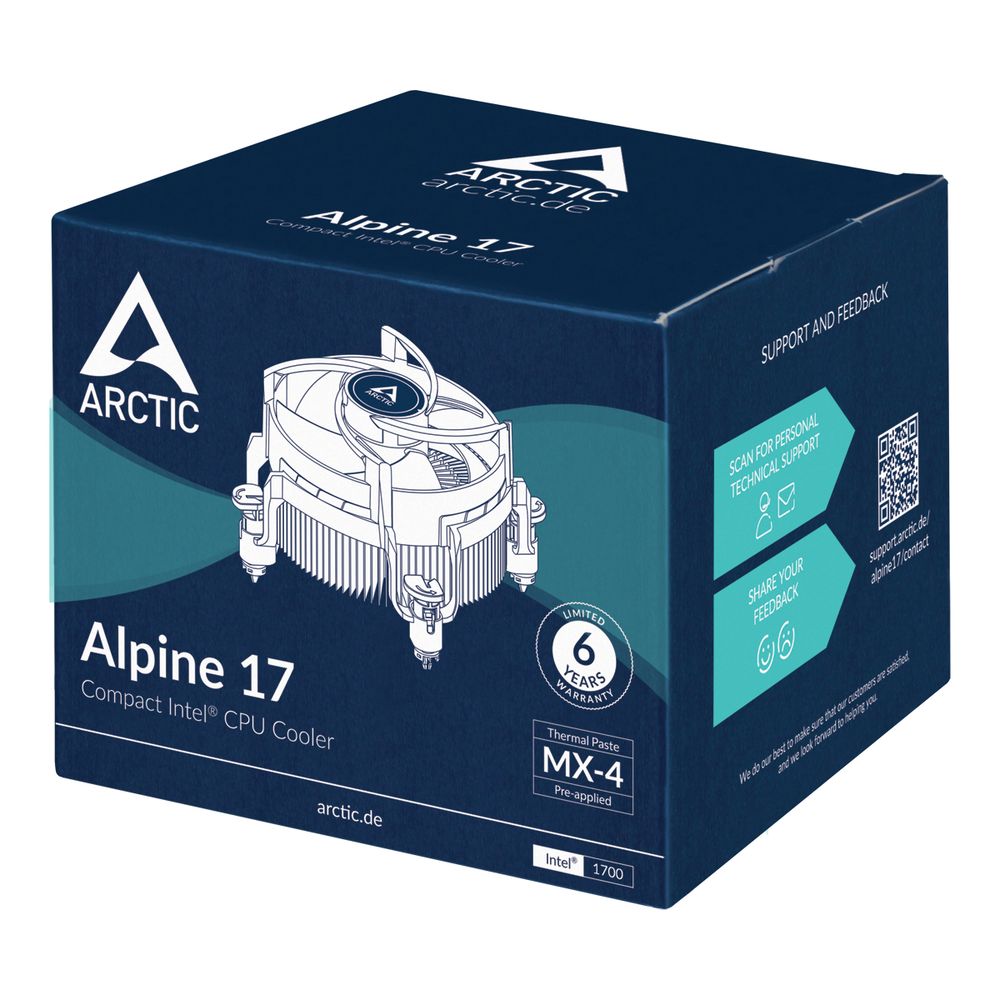 Arctic Alpine 17Compact Intel CPU Cooler slika 2