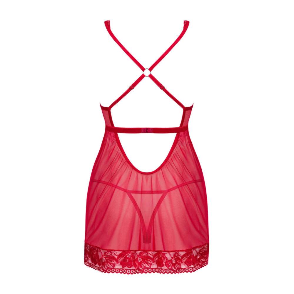 Obsessive - Lacelove babydoll i tange XS/S slika 6