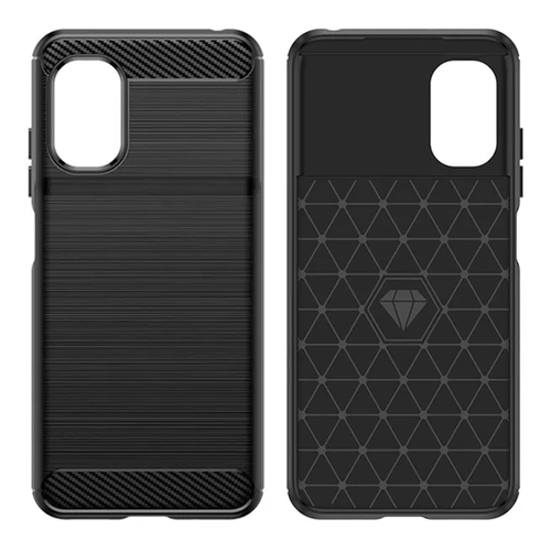 Techsuit - Carbon Silicone maska za Xiaomi Poco M5 - crna slika 4