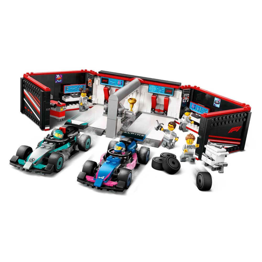 LEGO 60444 Garaža za F1® sa autima Mercedes-AMG i Alpine slika 7