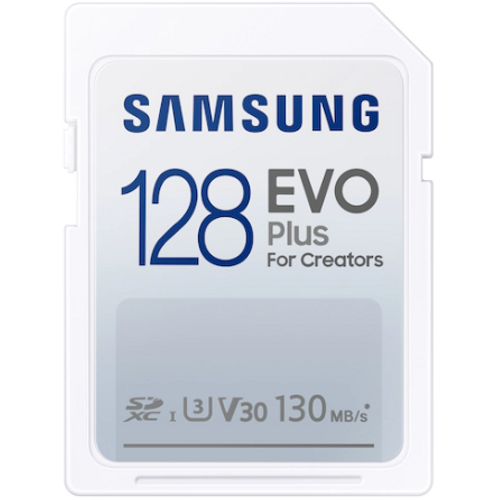 SDXC 128GB, EVO Plus, speeds up to 130MB/s, UHS-1 Speed Class 3 (U3) and Class 10 for 4K video  slika 1