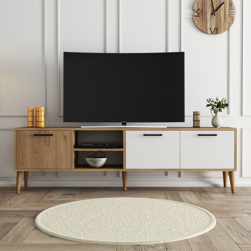 Exxen - 1585 TV Stalak Bijeli Hrast slika 1