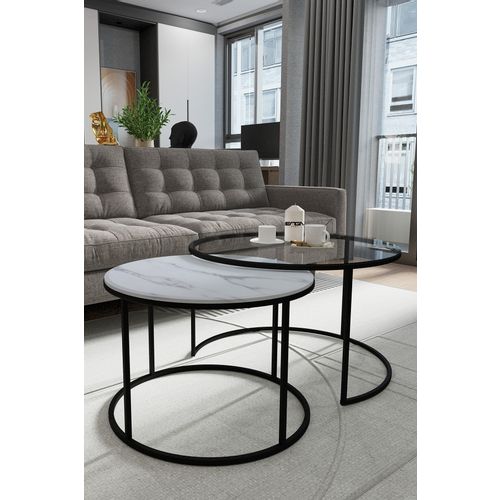 Kyoto - Transparent, Marble, White Transparent
Marble
White Coffee Table slika 2