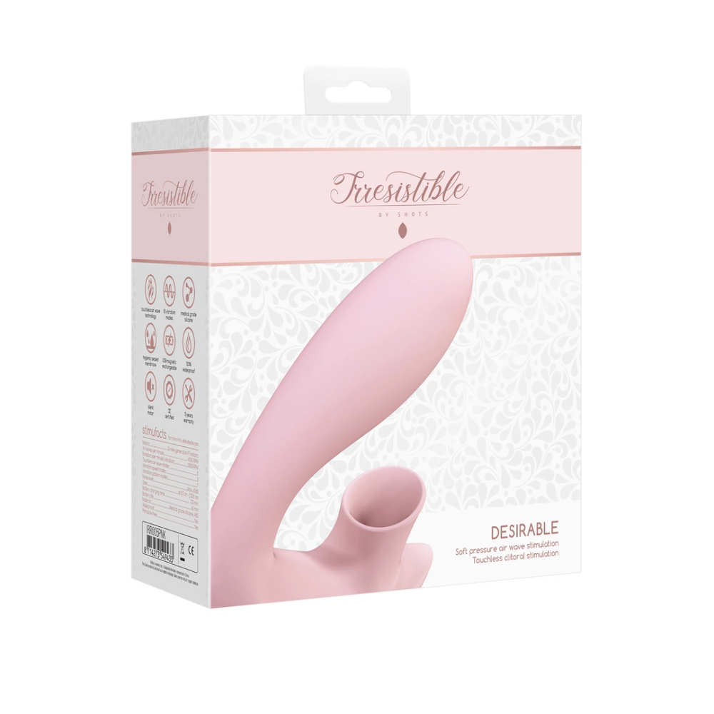 Desirable - savitljivi zračni pulsni vibrator slika 2