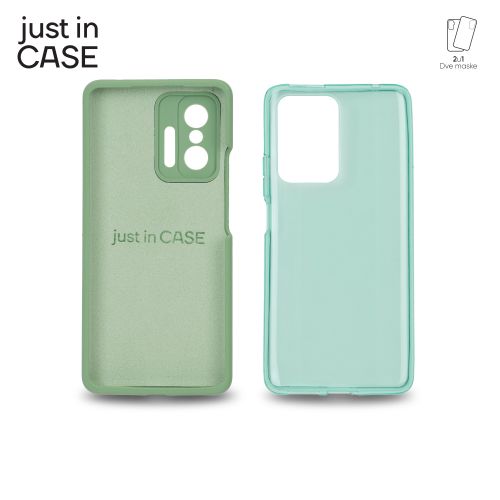 2u1 Extra case MIX paket ZELENI za Mi 11T/11T pro 128GB slika 3