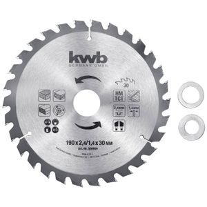 KWB rezni list 190 x 30/20/16 mm, 30 z, carbid