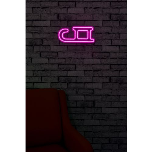 Wallity Ukrasna plastična LED rasvjeta, Sled - Pink slika 13