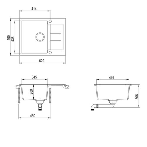 Set Tesa SQT102-AW + C01 crna slika 2