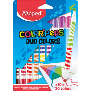 Maped Flomasteri 10/1 DUO 