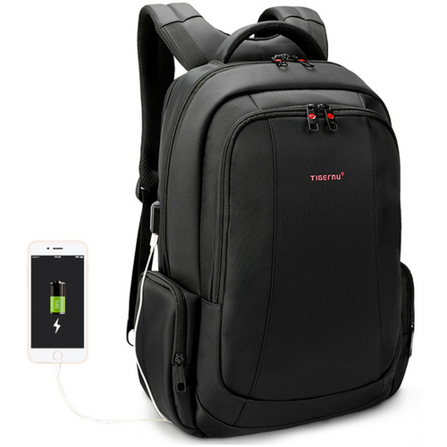 Tigernu ruksak T-B3143-USB, 15.6", crna slika 1