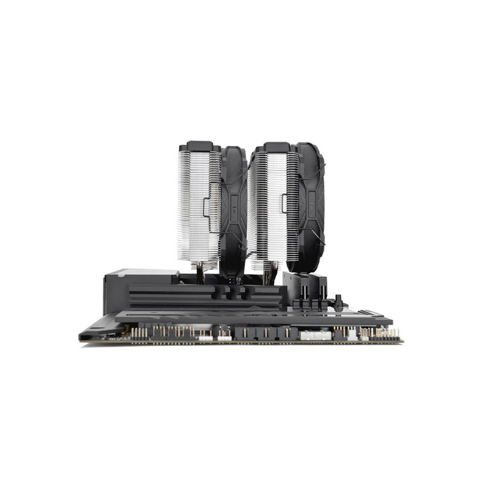 Thermaltake Toughair 710 CPU cooler, dual-tower fan, 2x 140mm fan, AMD i Intel slika 3