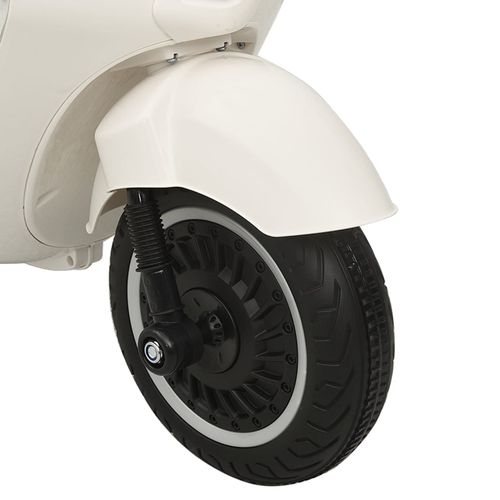 Električni motocikl igračka Vespa GTS300 bijeli slika 14