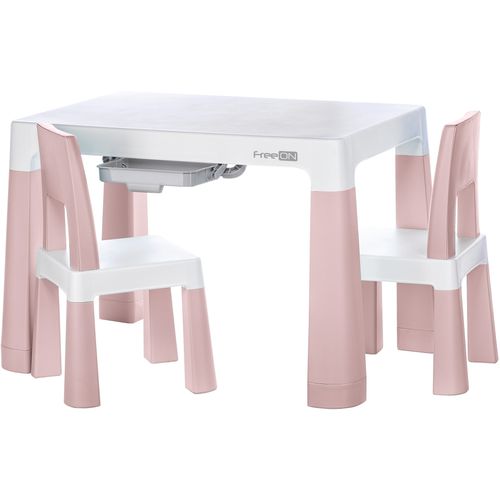 FREEON stol i dvije stolice Neo,roza 46644 slika 1