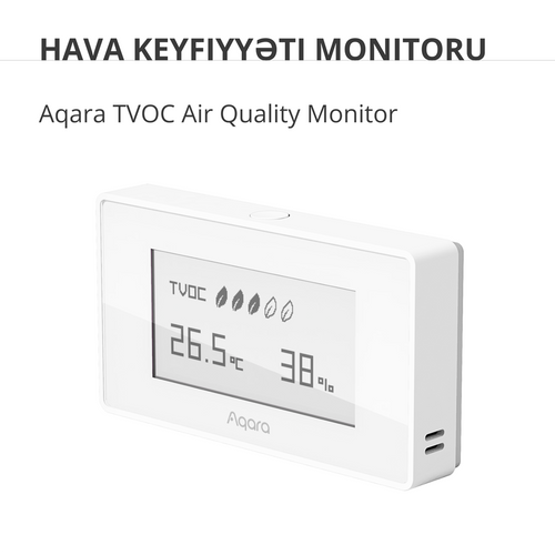 Aqara TVOC Monitor Kvalitete Zraka: Model AAQS-S01 slika 2