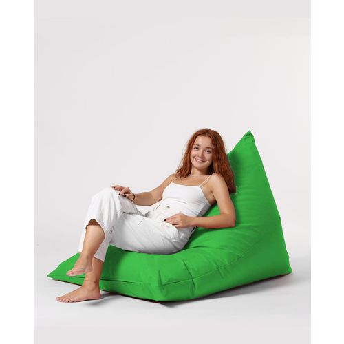 Pyramid Big Bed Pouf - Pistachio Green Pistachio Green Garden Bean Bag slika 7