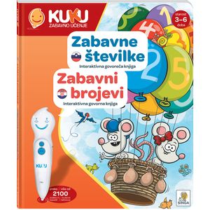 Interaktivna knjiga Kuku - Zabavni brojevi (bez olovke) 