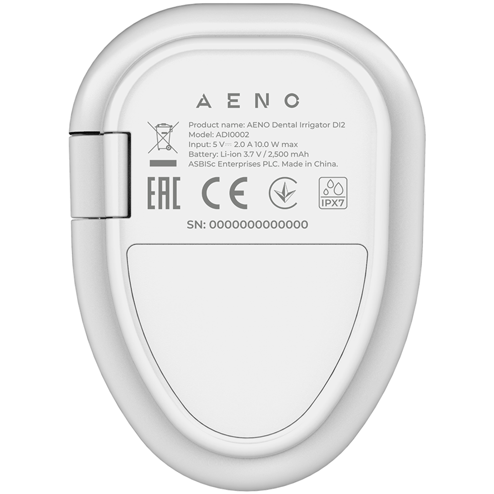 Zubni Irihator: 3.7V, 8W, 2500mAh, 200ML slika 9